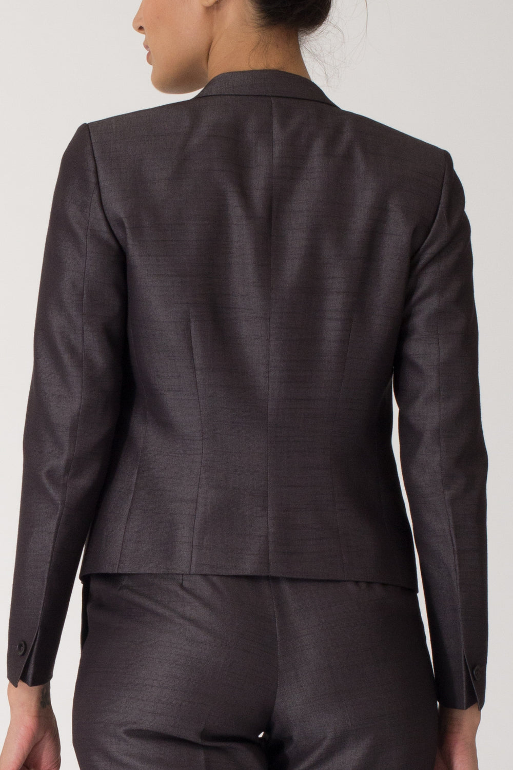 Dark Grey Formal Blazer Suit for work. Buy stylish office suits and professional looks online at www.intermod.in