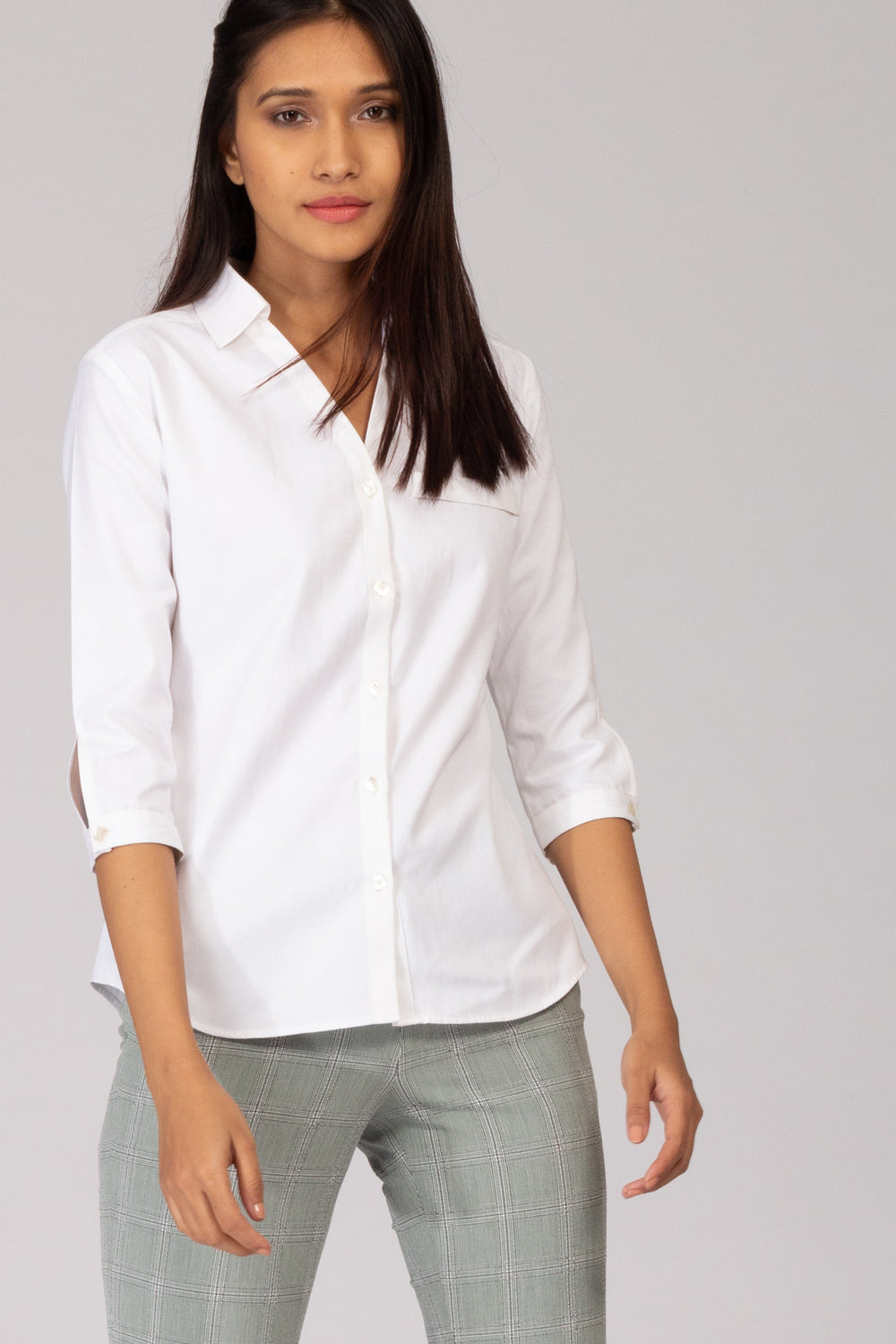 White Officewear Top | Intermod Workwear