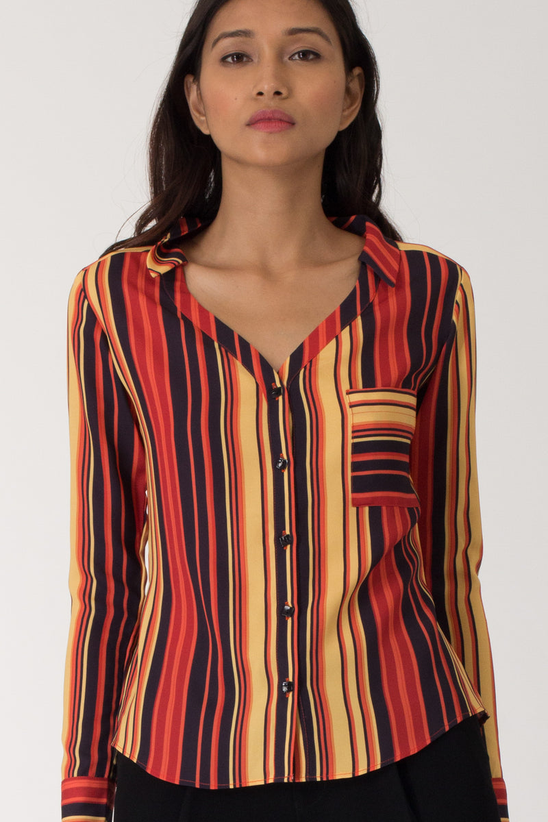 Tarot Stripe Formal Shirt