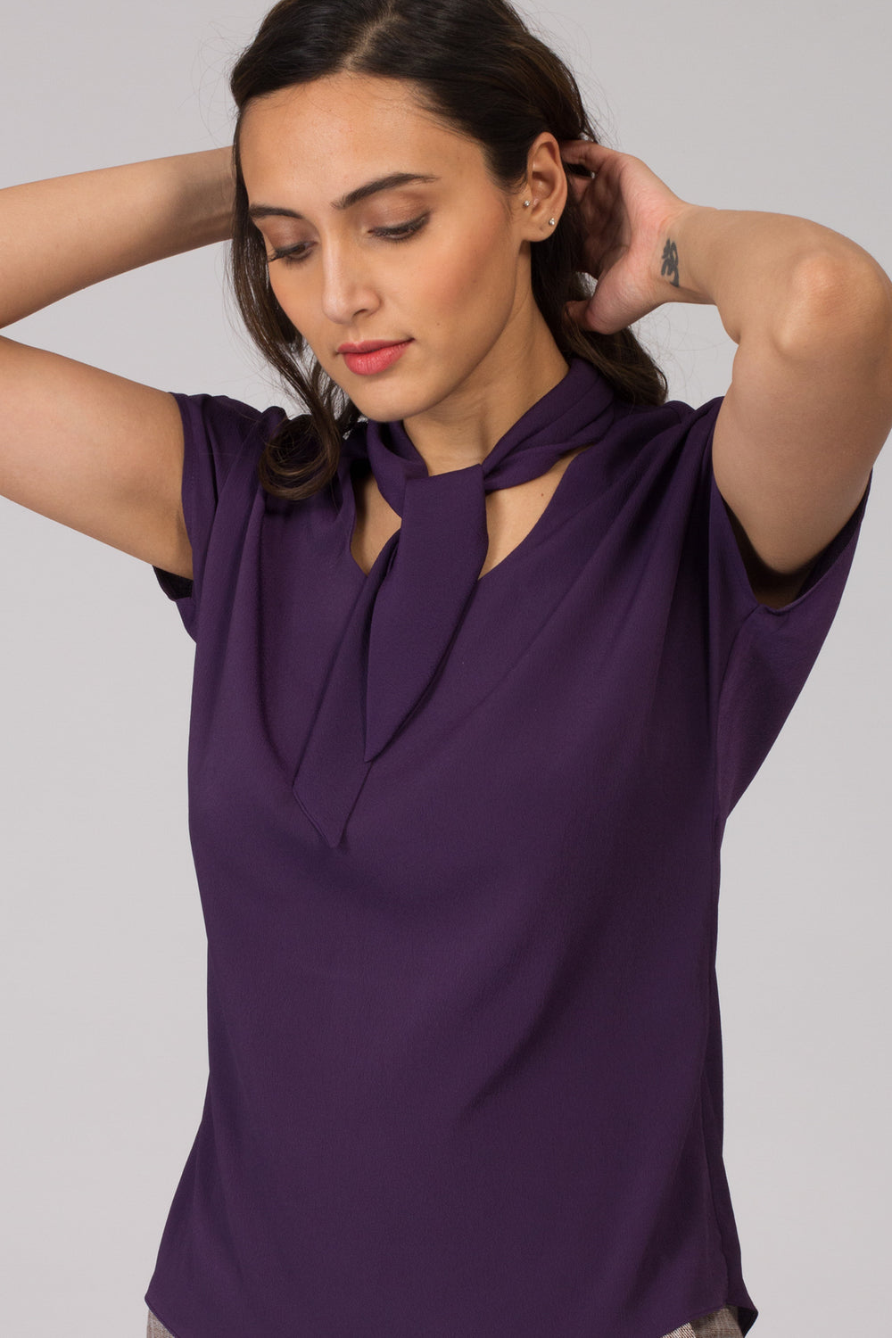 Sailor flowy blouse
