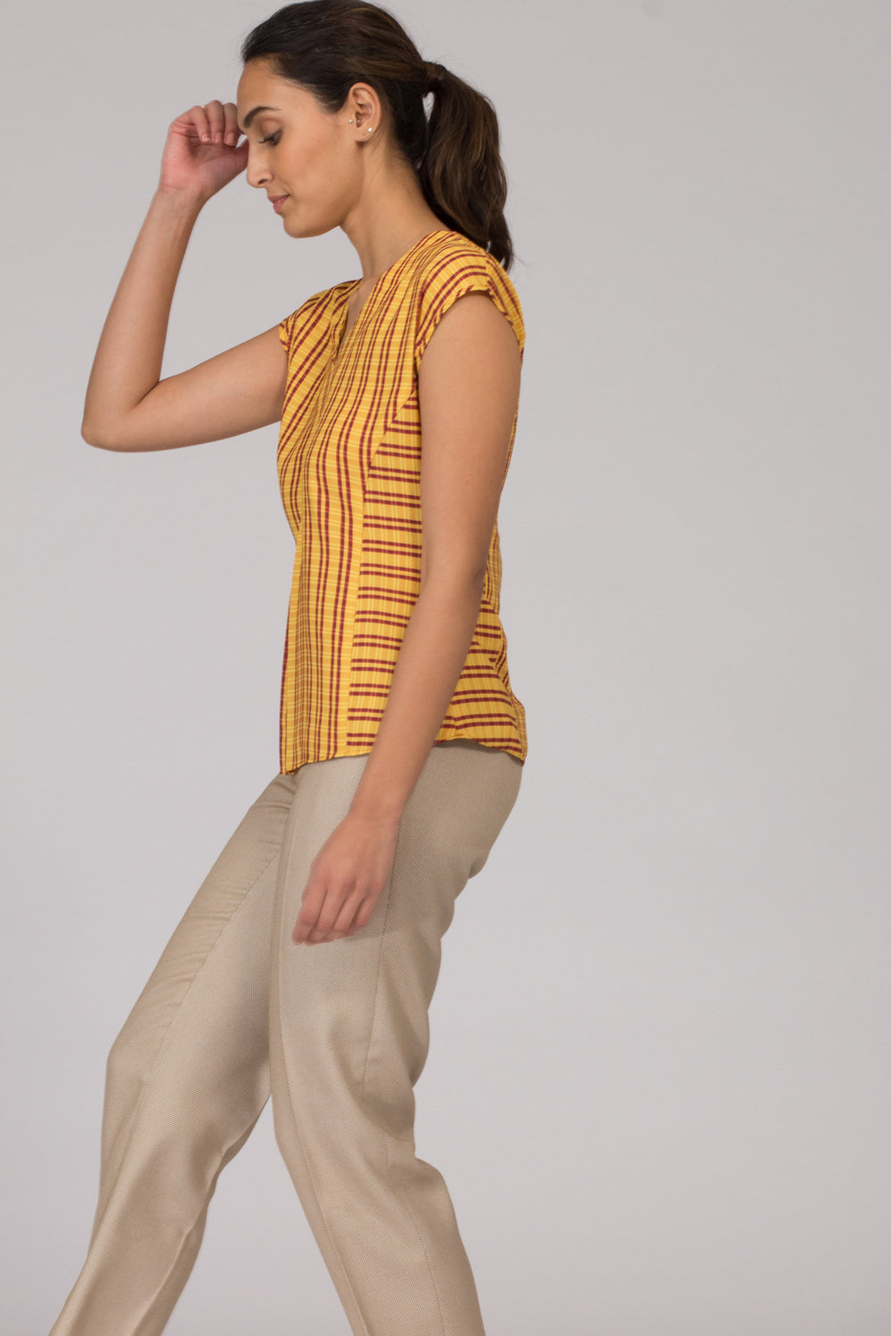 Ellora printed flowy top