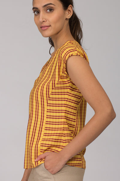 Ellora printed flowy top