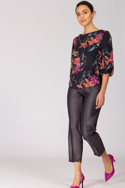 Bruges Blouson Sleeve Top