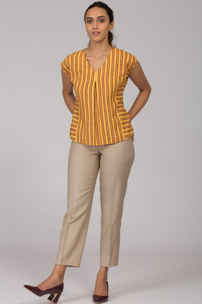 Ellora printed flowy top