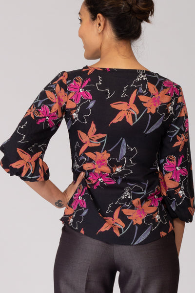 Bruges Blouson Sleeve Top