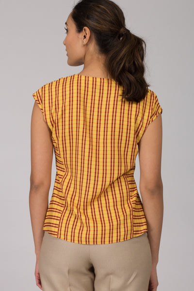Ellora printed flowy top