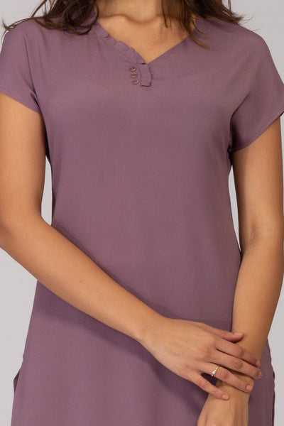 Lila Ruffle Neck Tunic with Pants