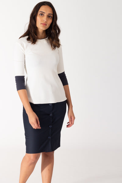 Dakota Contrast Trim Top