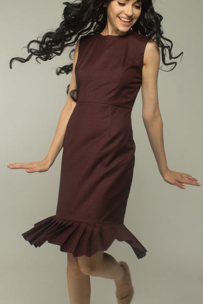 Ferris Kick Pleat Dress