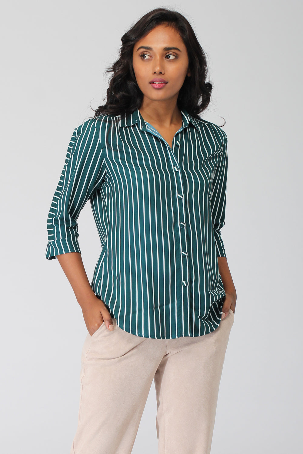 Andaman Shirt with Structured Sleeve