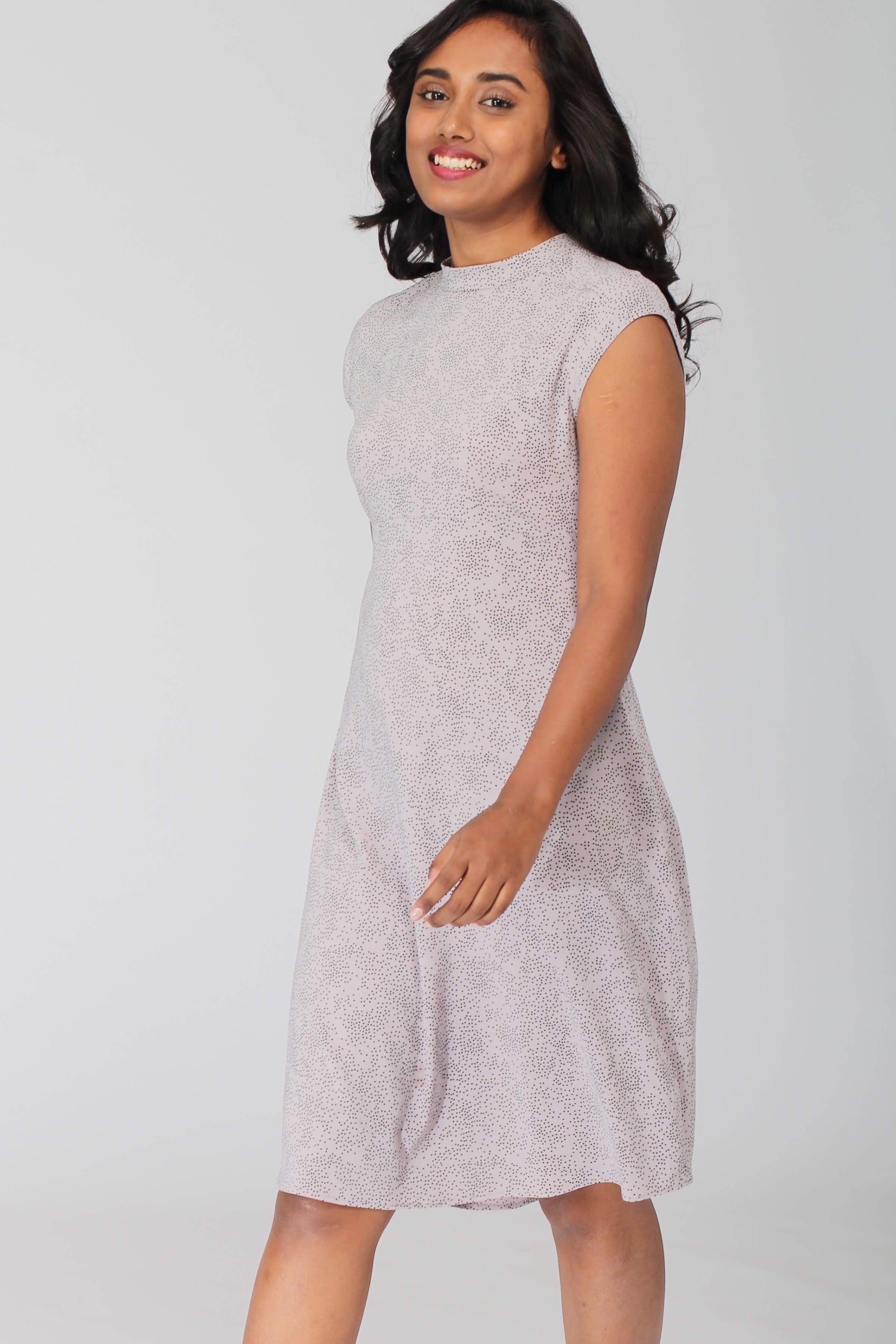 Day Dress For Work in Lilac