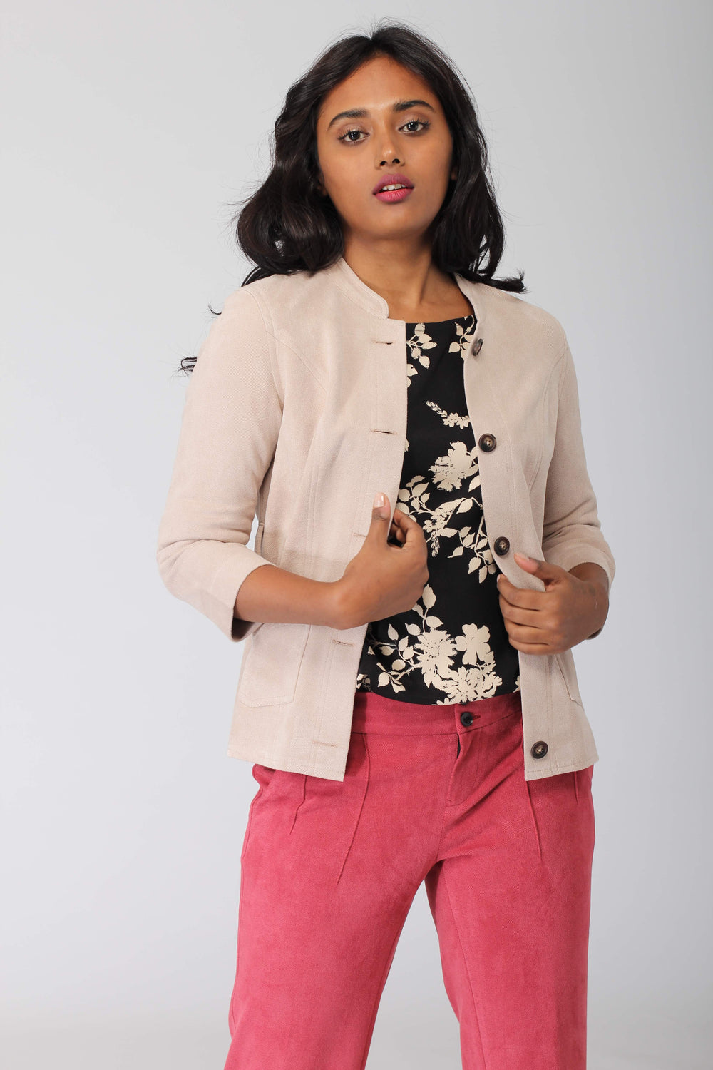 Albany Beige Casual Jacket