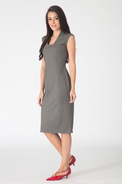Grey Ponte Dress