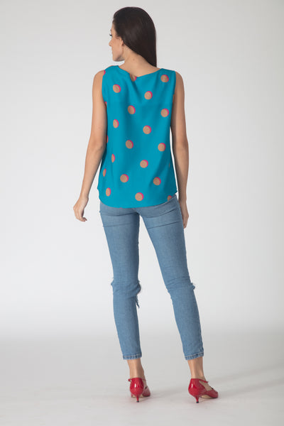 Polka Bow Top