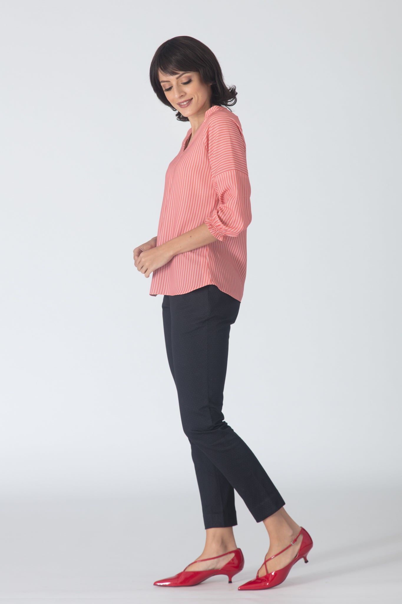 Striped Flowy Top | Intermod Workwear