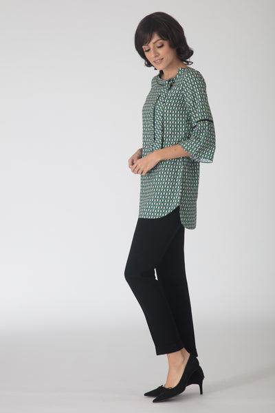 Jade Bow-tie Tunic Top