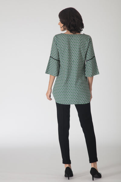 Jade Bow-tie Tunic Top