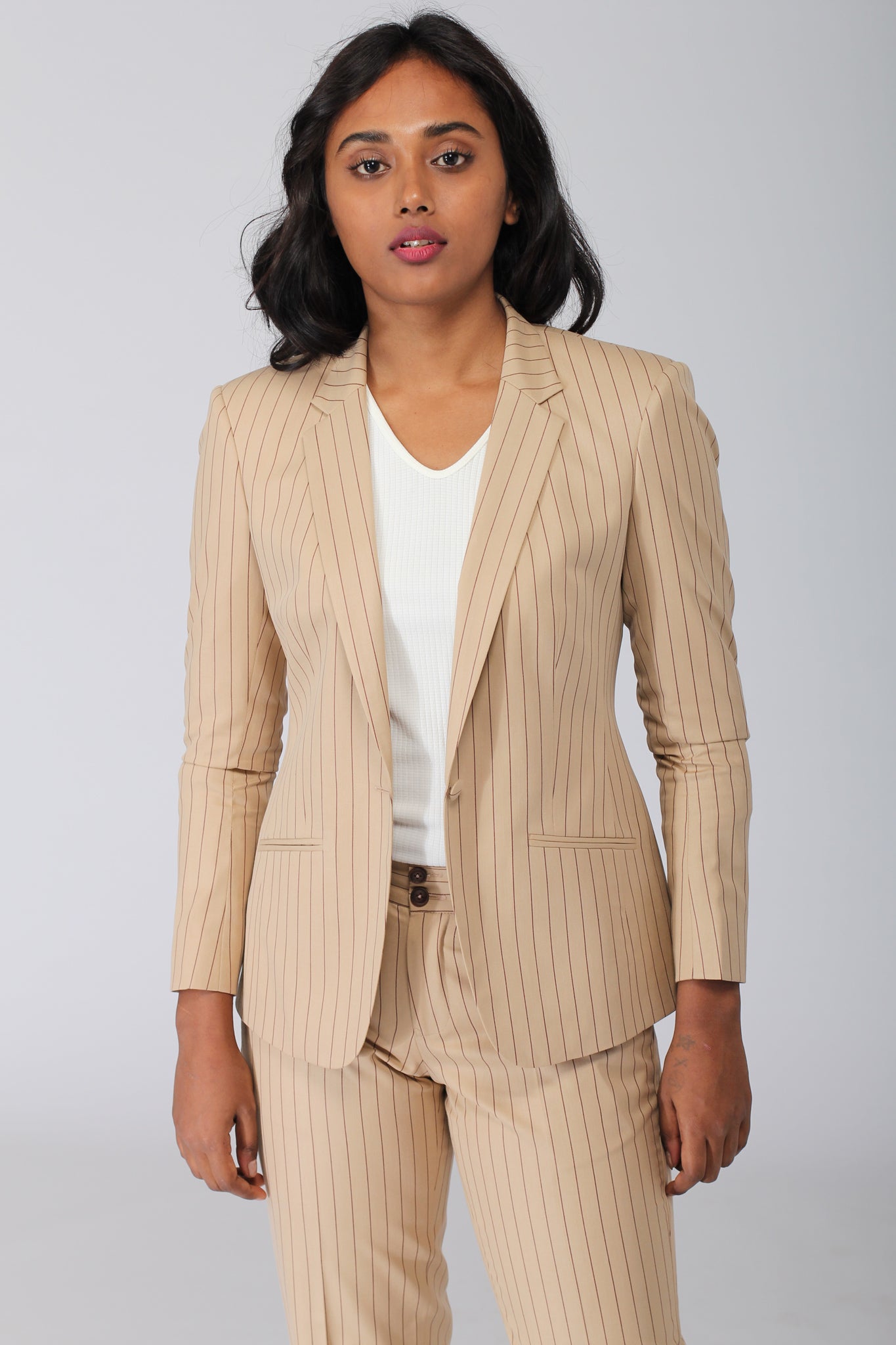 Hudson Pinstripe Formal Blazer - Main Image