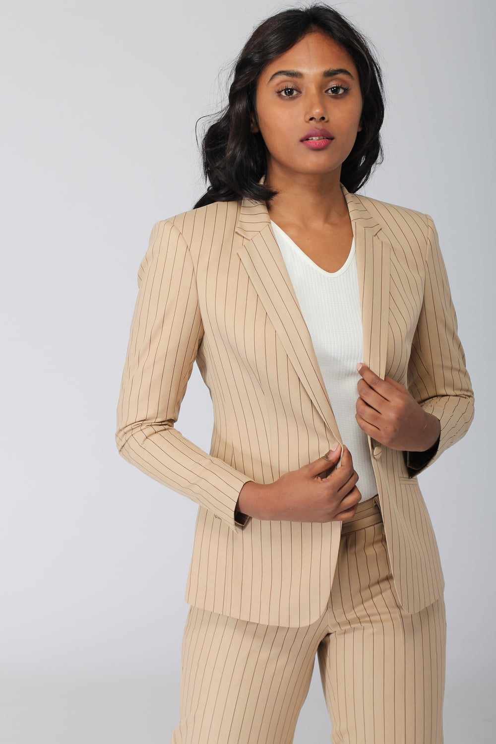 Hudson Pinstripe Formal Blazer
