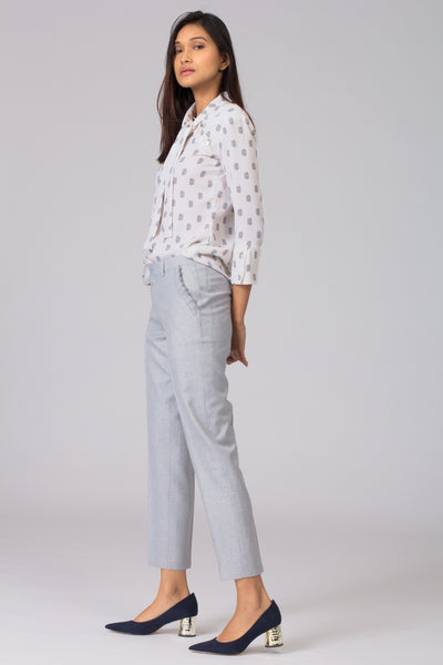 Smart and stylish women's formal pants and trousers for office. Shop online for formal trousers and pants at www.intermod.in