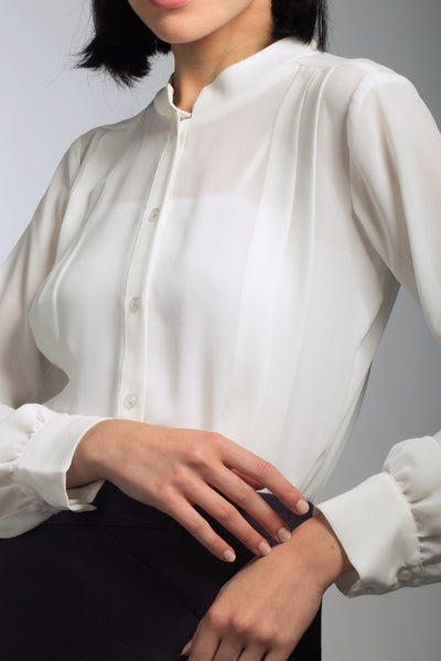 Brook Flowy White Shirt