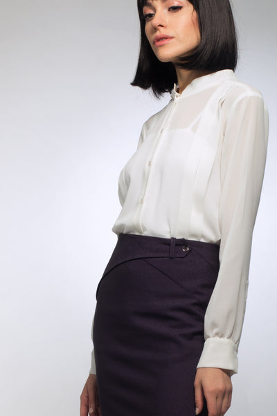 Brook Flowy White Shirt