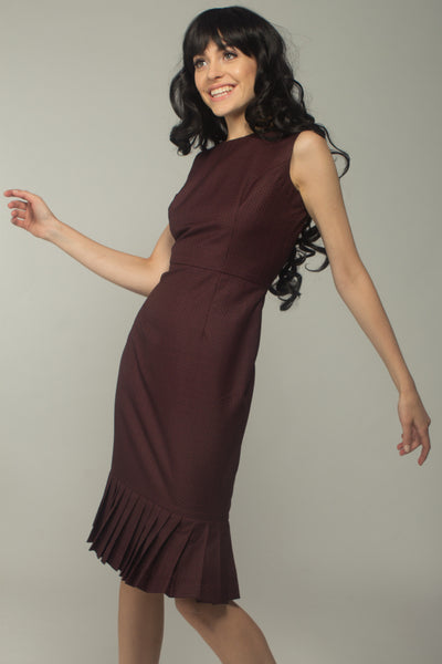 Ferris Kick Pleat Dress