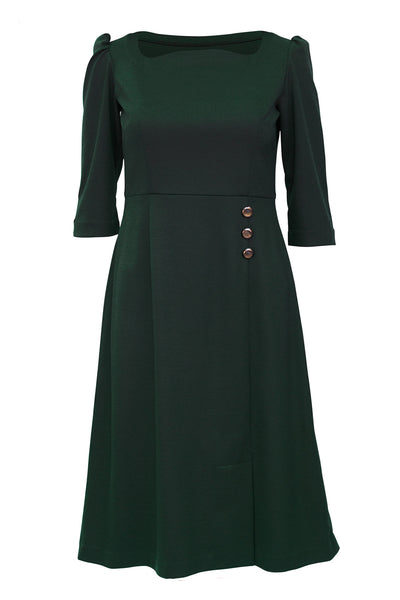 Green Elizabethan A line Dress