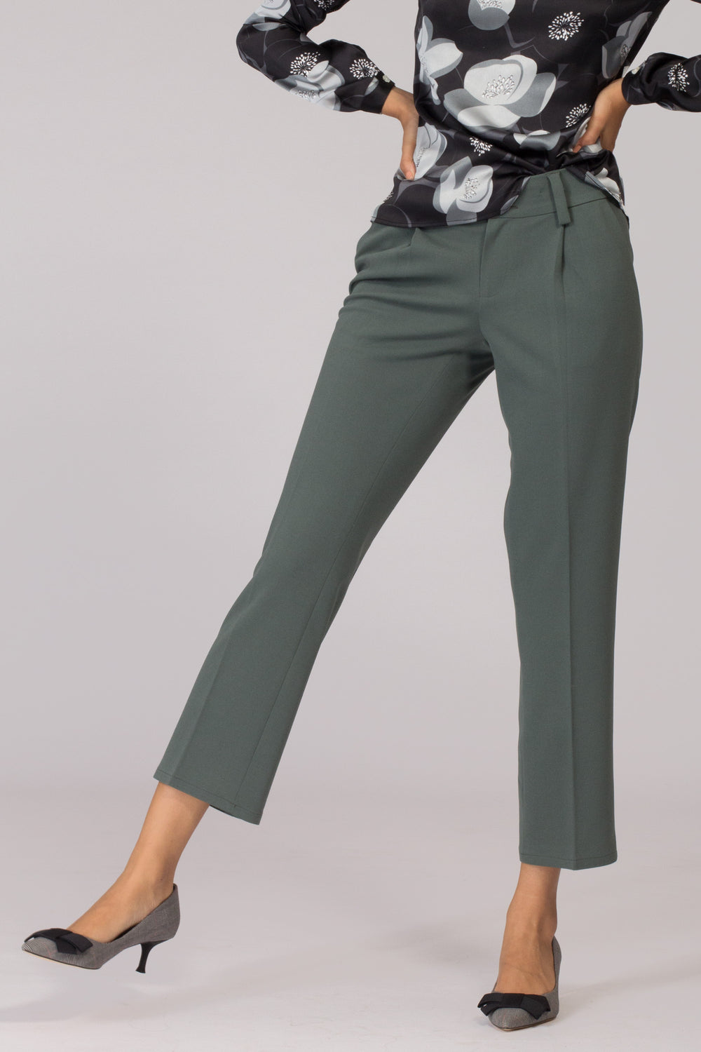 Russian Green Stretch Pants