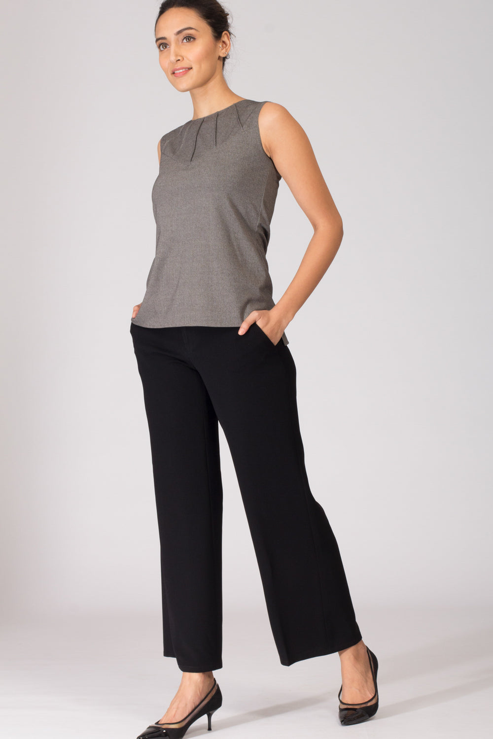 Osaka Knit Top with Removable Belt