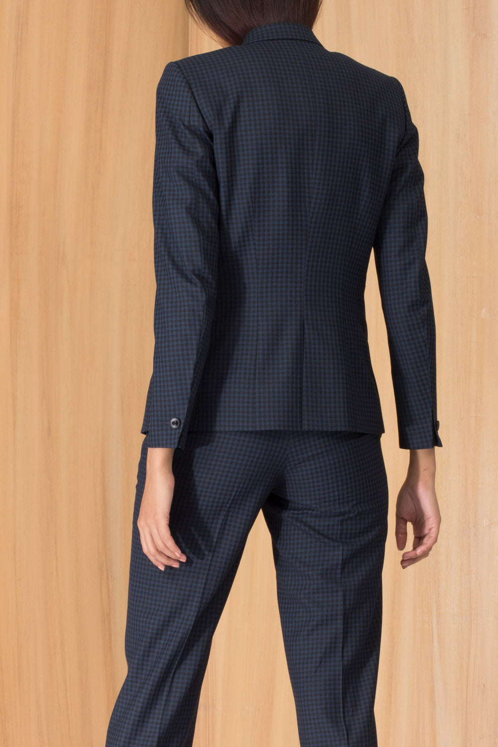 Blue and Black Formal Blazer for Women. Shop for premium business suits and jackets at www.intermod.in