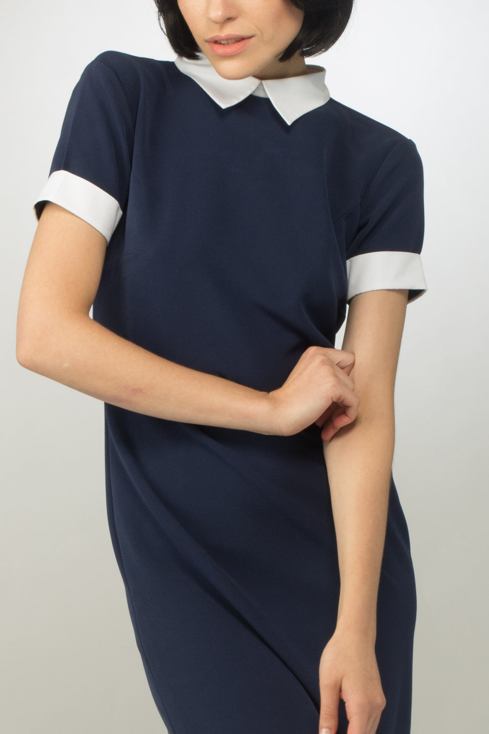 Indigo Collared Dress