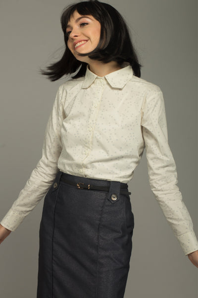 Kyoto Cropped Collar Shirt