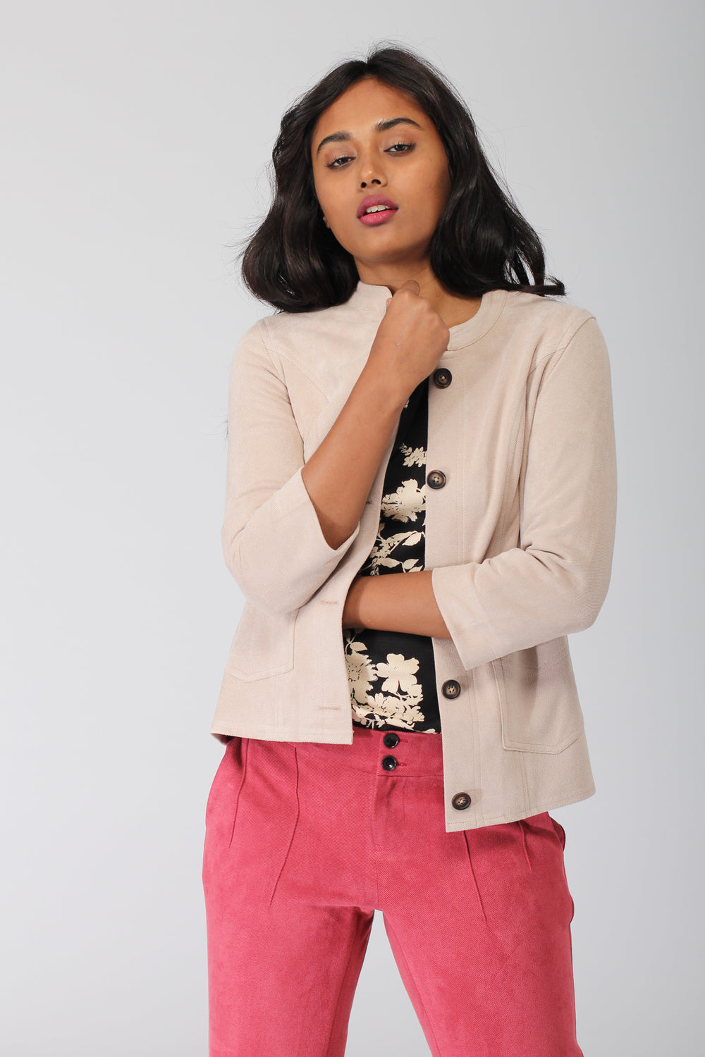 Albany Beige Casual Jacket