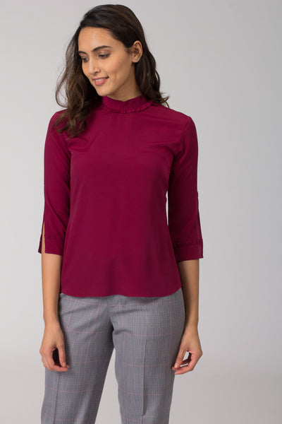Malbec Flowy top