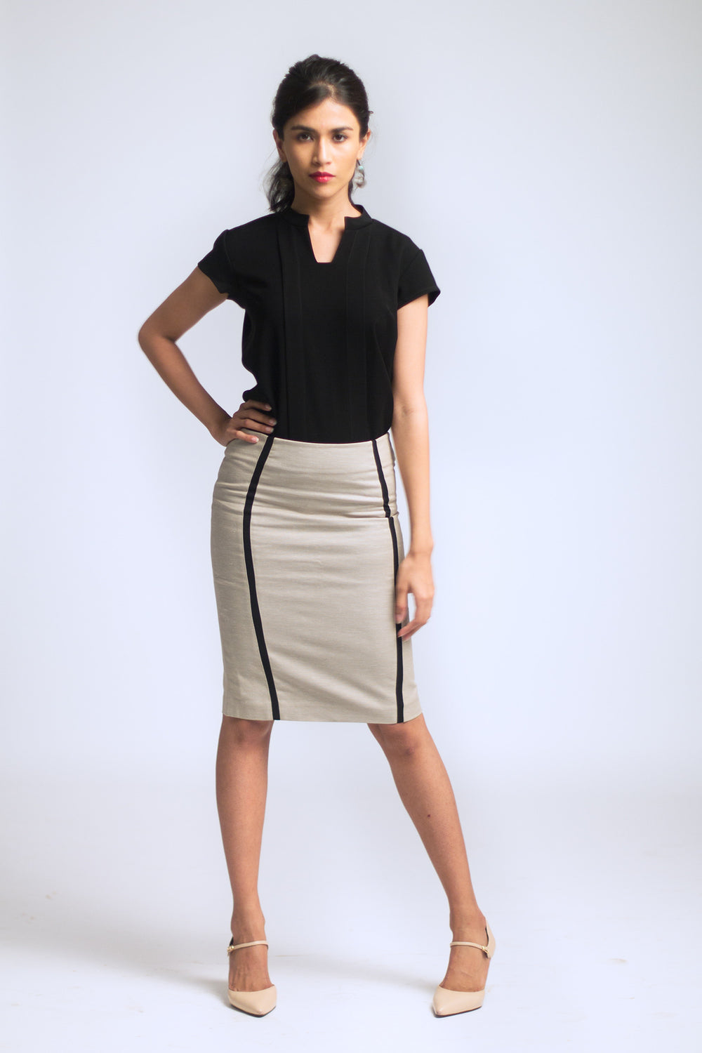 Beige Roads Classic Skirt