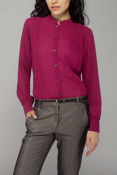 Viella Pleated Shirt