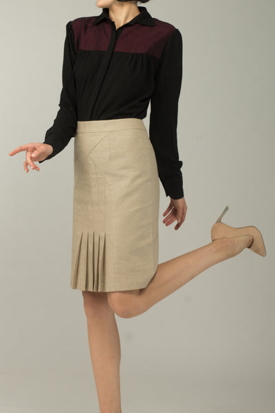 Genoa Pleated Skirt