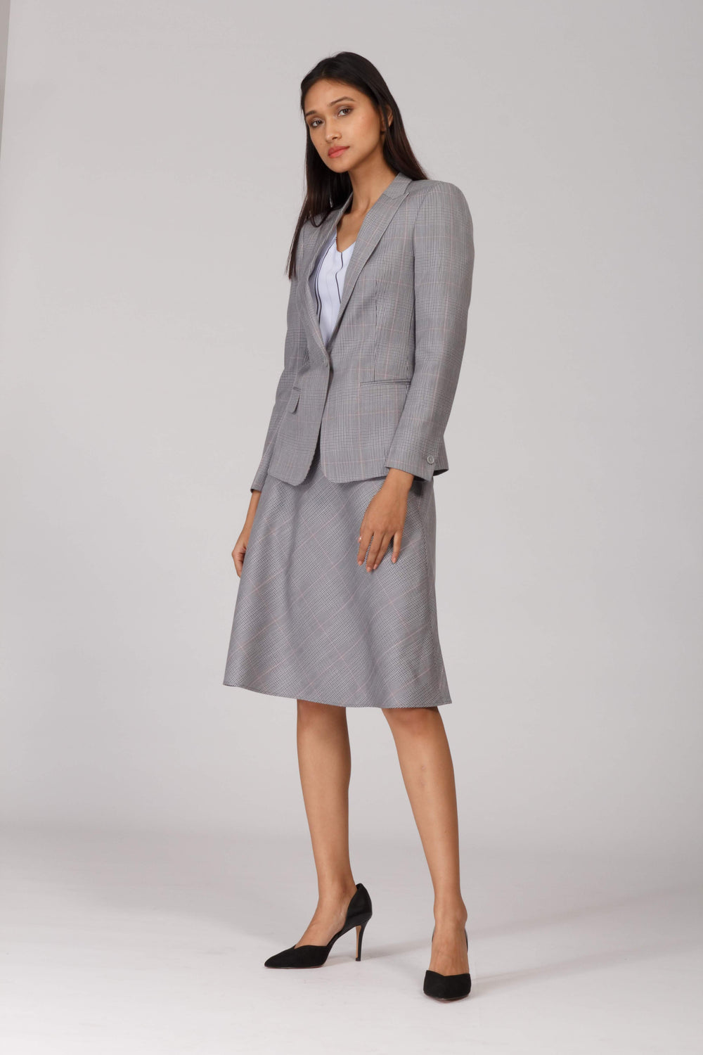 Glen Plaid Formal Blazer