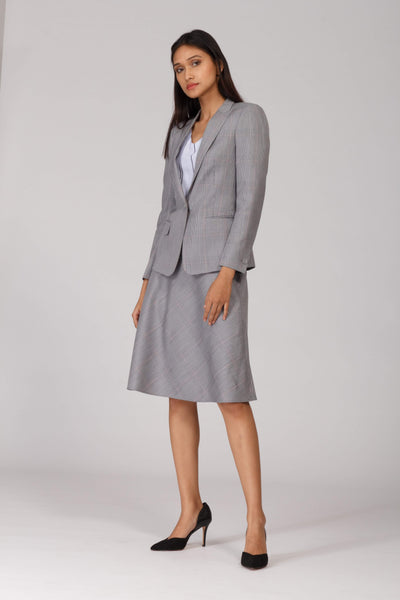 Glen Plaid Formal Blazer