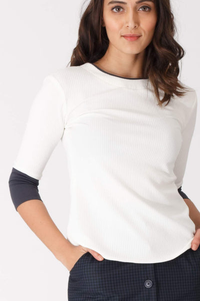 Dakota Contrast Trim Top